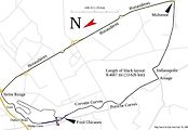 Mapa trati 24 hodin Le Mans na okruhu Circuit de la Sarthe.