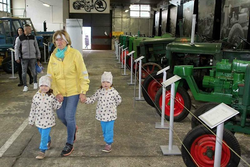 Z Traktoriády s podtitulem Zlaté české ručičky v Muzeu zemědělské techniky v Čáslavi.