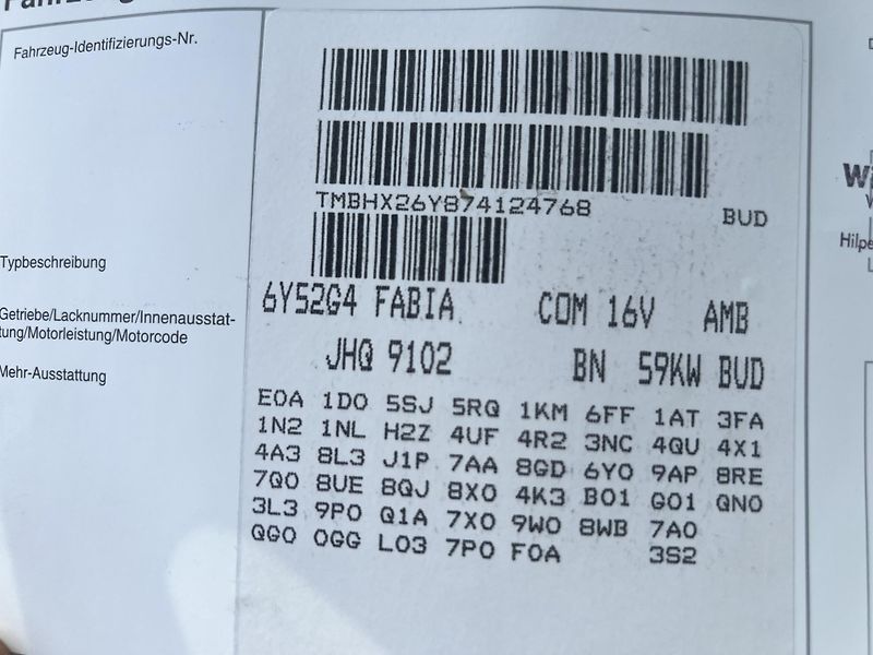 Škoda Fabia 1.4 59KW,TZ,KLIMA,TEMPOMAT,ESP - fotka 42 z 45