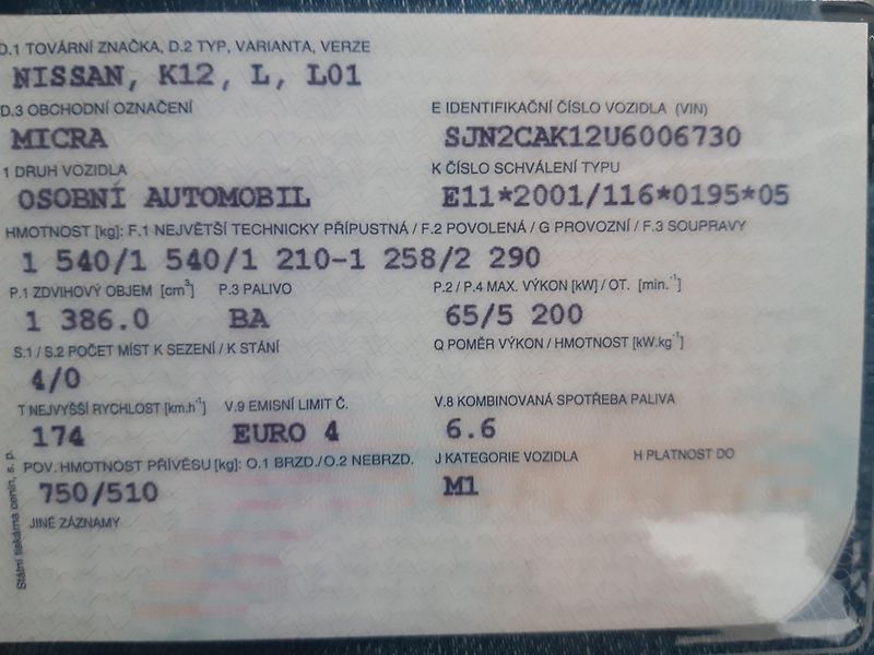 Nissan Micra (2006) 1,4,klima,el.střecha,serviska  - fotka 27 z 27
