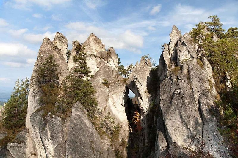 Súľovské skály se nacházejí přibližně 10 kilometrů od města Bytča a 25 kilometrů od Žiliny.