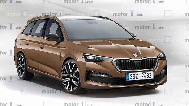 Odhadovaná podoba nové Škody Octavia podle serveru Motor1.com