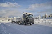 Zimní testování modelů a technologií Scania