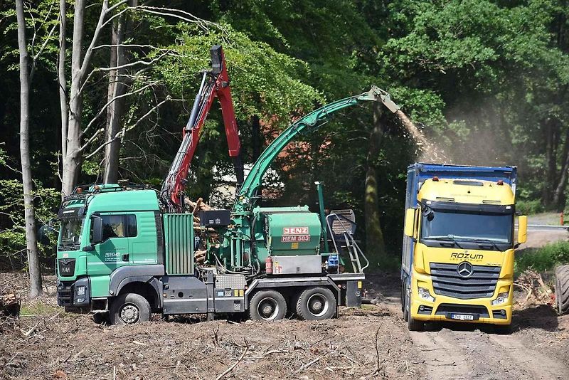 Na trase D11 Jaroměř - Trutnov skončilo kácení dřevin.