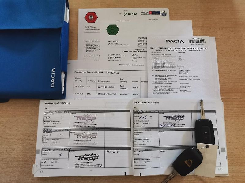 Dacia Dokker (2019) 1.6i 75kw Klima NAVI Tažné - fotka 20 z 24