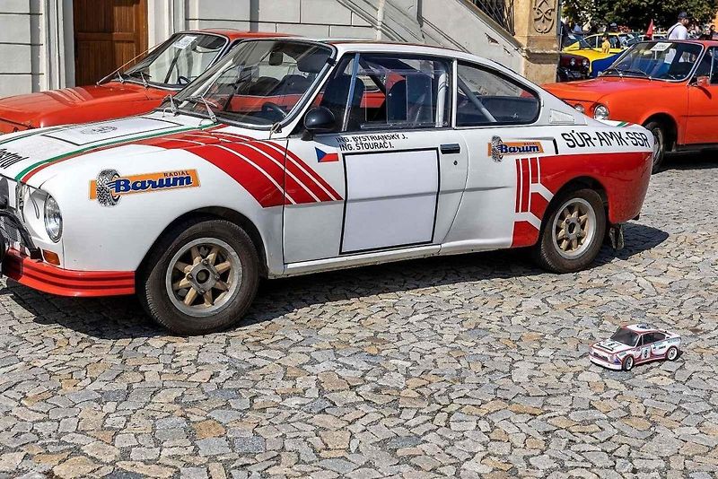 Sraz veteránů Škoda 110R v Uničově