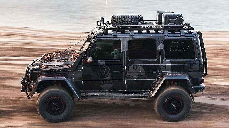 Mercedes-Benz G500 4x42 lyžaře Jona Olssona.