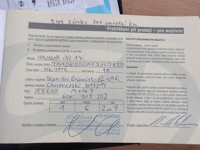 Hyundai i30 1,4i ČR NAJ.100000km !!! - fotka 28 z 35