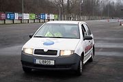 Dětská autoškola pro nejmenší a mladé řidiče v polygonu Libros, 28. února 2024, Ostrava.