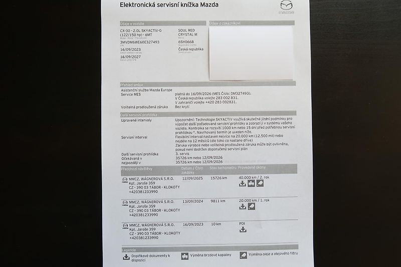 Mazda CX-30 2,0 G122 Plus ČR, záruka, DPH - fotka 29 z 29