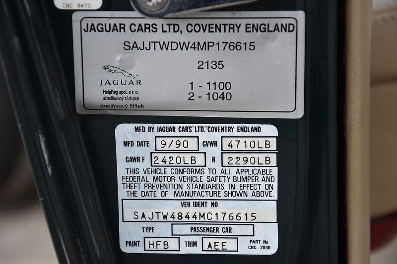 Jaguar XJS (1990) 5.3 V12 CLASSIC COLLECTION - fotka 48 z 49