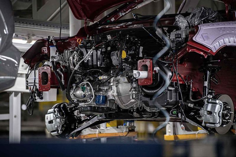 Automobilka Hyundai v Nošovicích, leden 2022.