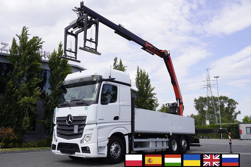 Mercedes-Benz Actros (2022) 2545 MP5 / 100 tho. km / crane - fotka 1 z 24
