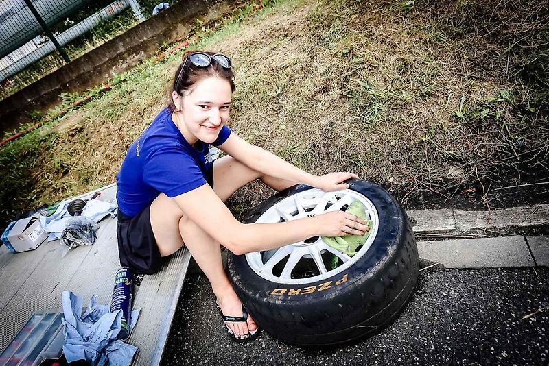 Rallye Český Krumlov 2024. Eliška Slavíková.