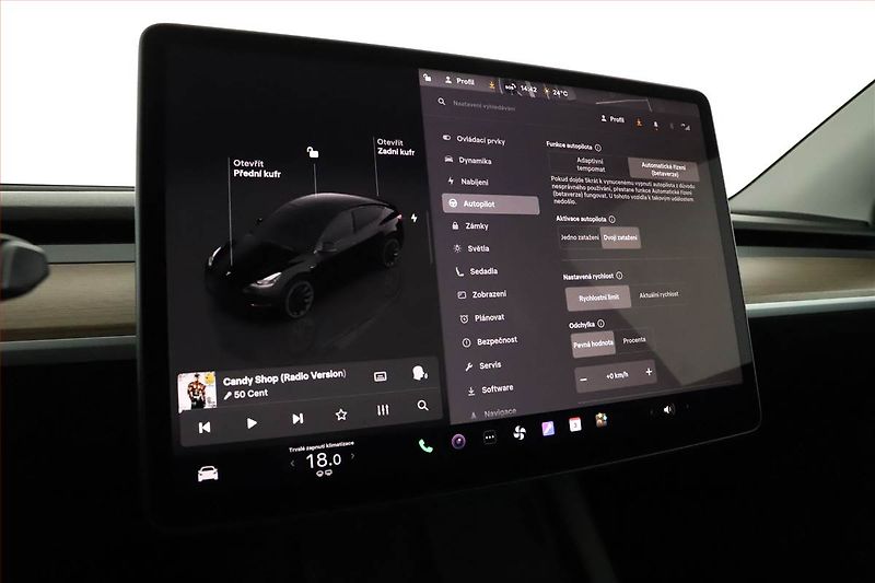 Tesla Model Y (2023) Long Range AWD 79kWh, SoH 91% - fotka 20 z 27