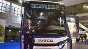 Claudio Passerini na veletrhu Bussworld.