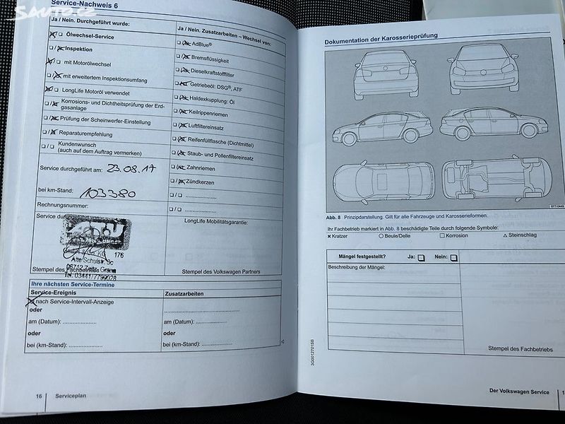 Volkswagen Golf (2015) 1.6 TDi 81KW servisni kniha - fotka 35 z 44