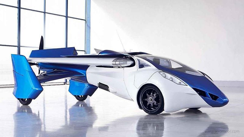 Předpokládaný design nové verze „létajícího automobilu“ od firmy AeroMobil.