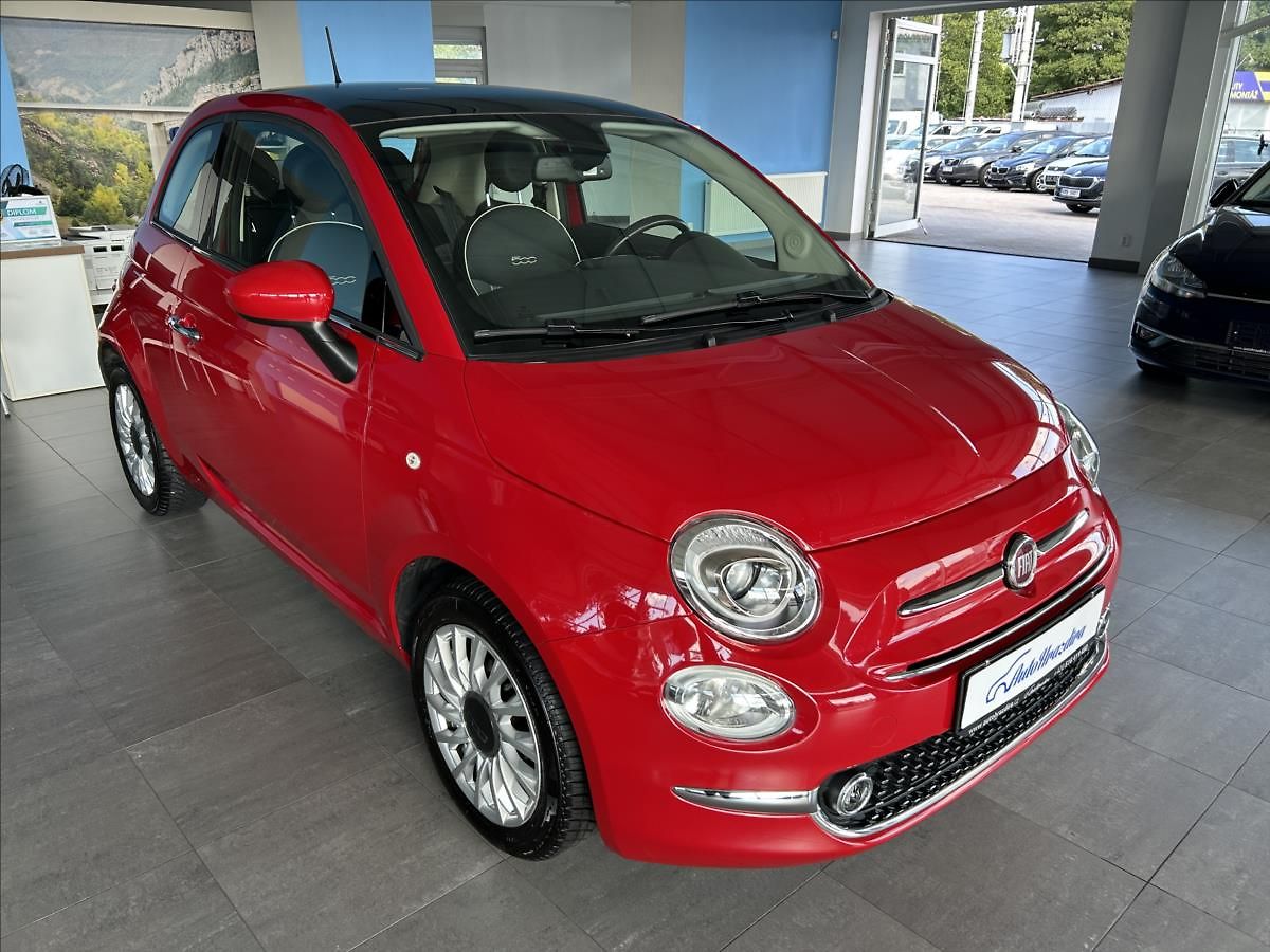 Fiat 500 1,2   LOUNGE,SERVISKA,1.MAJITE