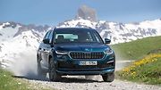 Nový Kodiaq jsme mohli vyzkoušet také na nezpevněných cestách v horském terénu