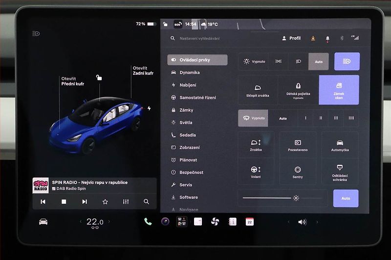Tesla Model 3 (2020) Long Range 4WD 74kWh, SoH 91% - fotka 8 z 20