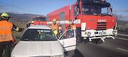 Hasiči v Karlovarském kraji museli zasahovat u celkem deseti dopravních nehod, při kterých bylo zraněno osm osob