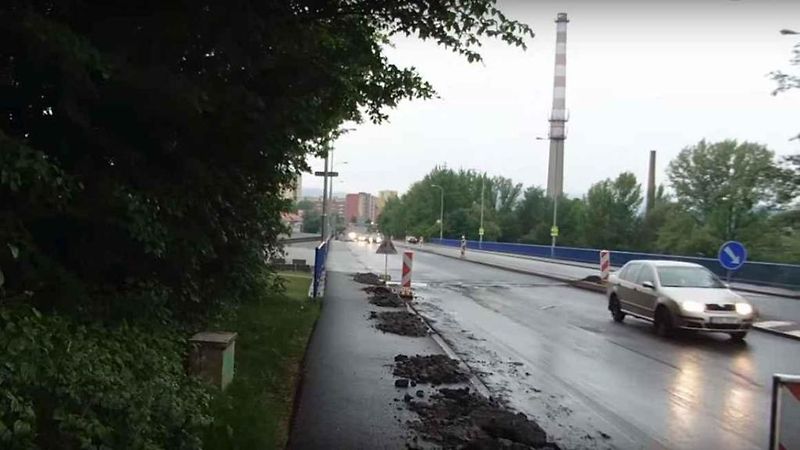 Takzvaný „Taxisův příkop“ ve Frýdku-Místku.