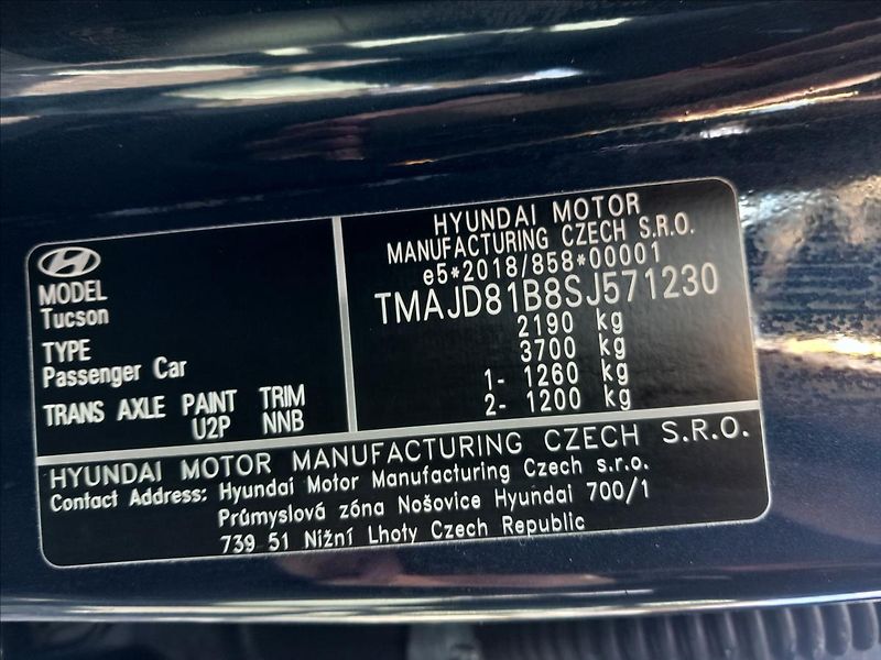 Hyundai Tucson 1,6 T-GDI 4WD DCT PREMIUM - fotka 15 z 21