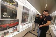 Autoplakáty v Jihočeském muzeu v Českých Budějovicích
