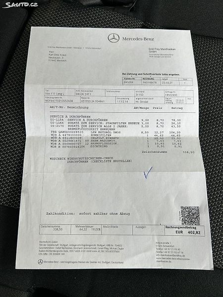 Mercedes-Benz Vito (2018) 116 CDi 120KW naj.93 TIS !!! L - fotka 38 z 38