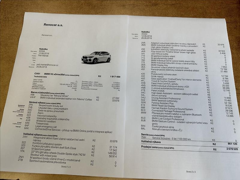 BMW X5 3,0 xDrive 30d M-SPORT LASER - fotka 38 z 38