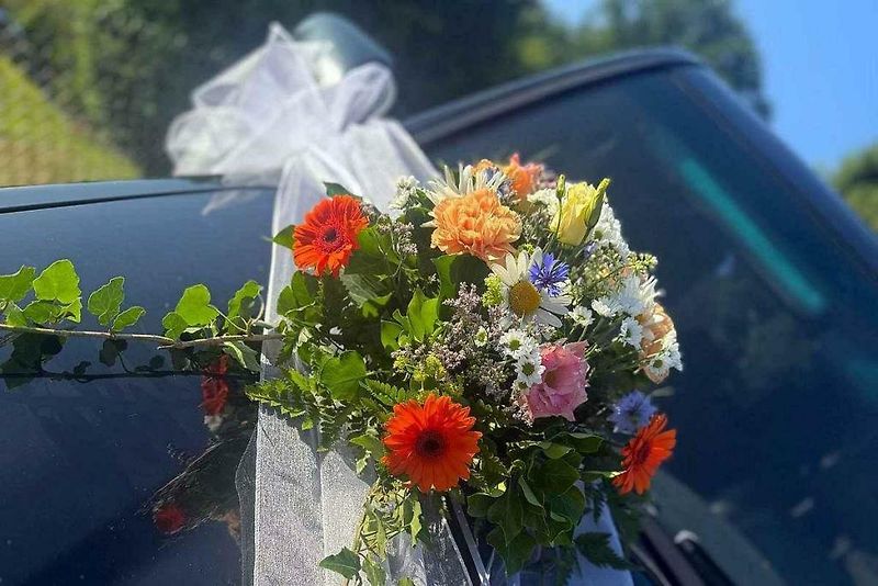 Svatba se konala 13.6.2020 a na auto nám posadili synovce Matyáše.