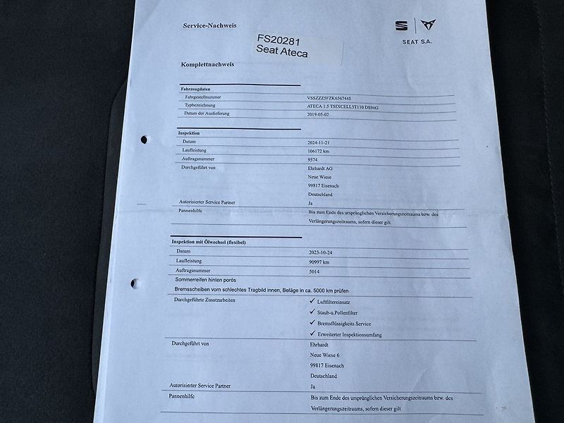 Seat Ateca (2019) 1.5TSi Full LED Navi Kamera - fotka 28 z 48