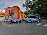 Čtyřtaktní Barkas v barvách týmu Krtek Racing
