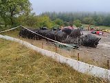 Slavnostní zahájení ražby průzkumné štoly pojmenované Marie v místě budoucího tunelu Kamenná Vrata na dálnici D3.