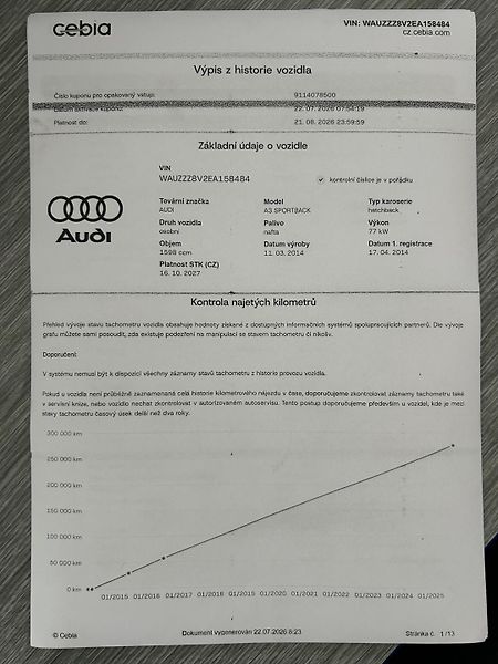 Audi A3 (2014) 1.6 TDi 77KW - fotka 26 z 27