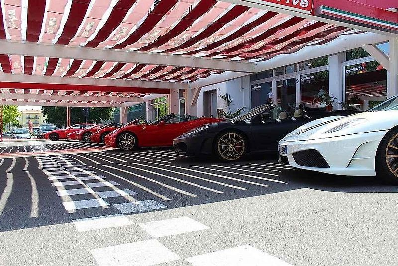 Muzeum automobilky Ferrari.