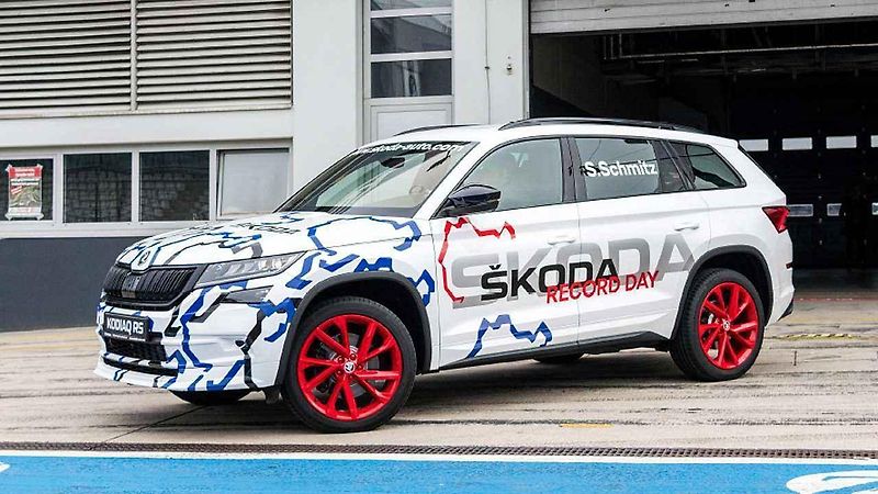 Škoda Kodiaq RS na Nürburgringu.