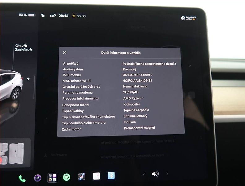 Tesla Model Y (2023) Long Range AWD 79kWh, SoH 92% - fotka 29 z 31