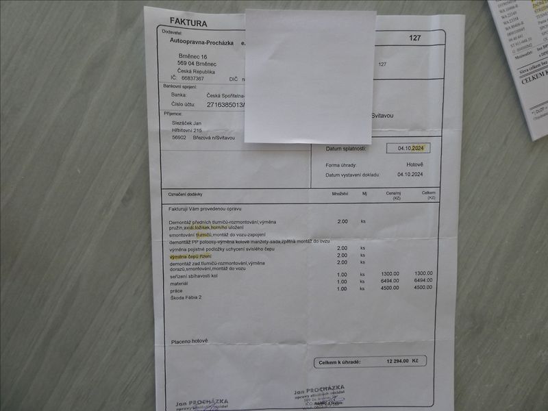 Škoda Fabia 1,2 HTP 2x kola, koupeno v ČR - fotka 40 z 40