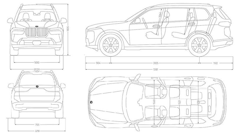 BMW X7 xDrive40d - fotka 2 z 8