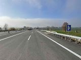 Takto vypadala dálnice D46 u Vyškova v uplynulých dnech.