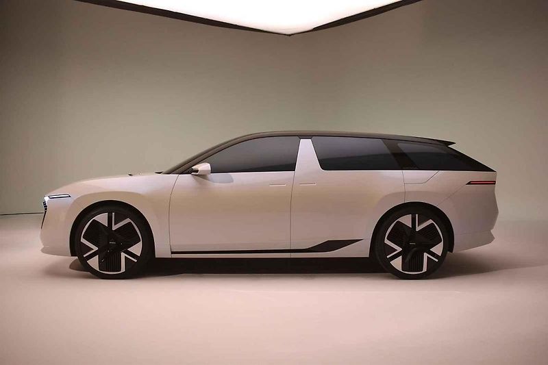 Koncept vozu Škoda Vision 0 představený 8. září 2025 v Mnichově.