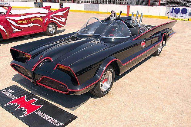 Vůz Batmobile, vytvořený na základě Lincolnu Futura., zdroj: Wikimedia Commons, Jennifer Graylock-Ford Motor Company, CC BY 2.0