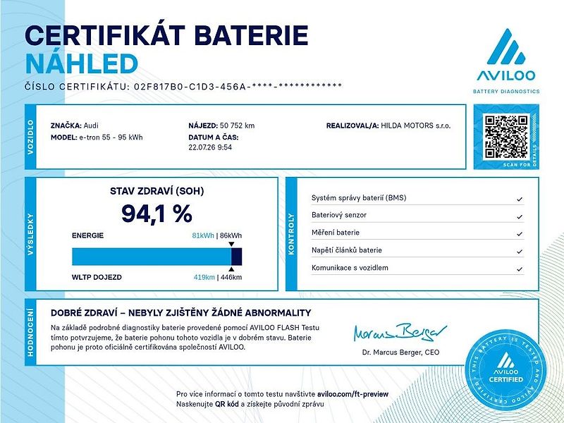 Audi e-tron 55 300kW Matrix Tažné ZÁRUKA - fotka 3 z 37