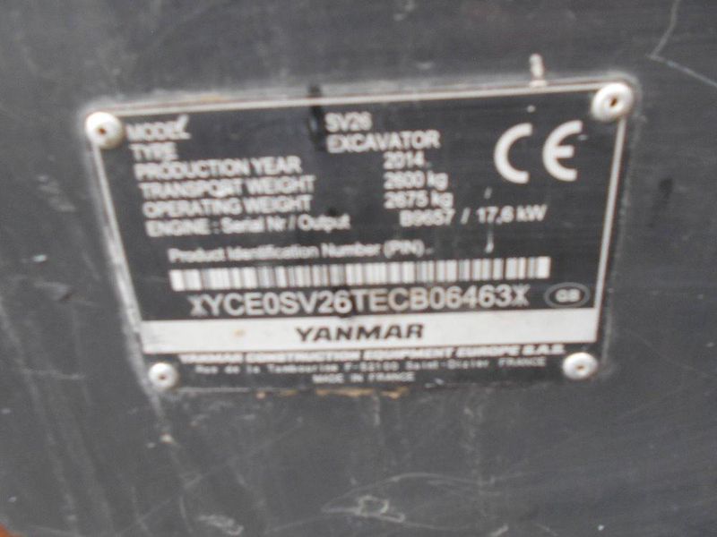 Ostatní (2014) Yanmar SV 26 - fotka 12 z 16