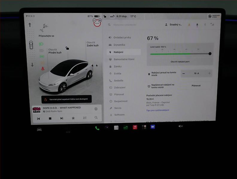 Tesla Model 3 (2023) Standard Range LFP, SoH 96% - fotka 11 z 22