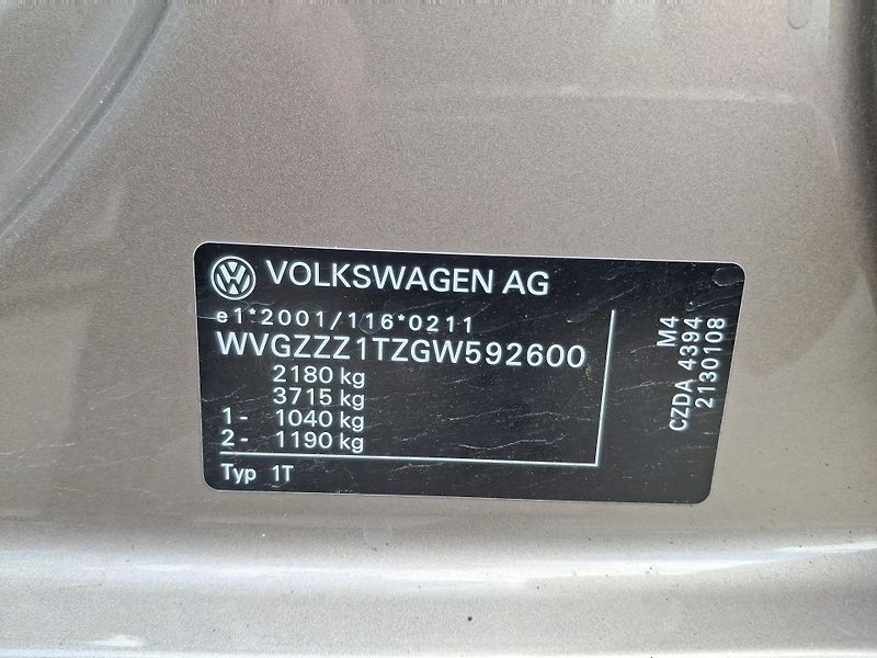 Volkswagen Touran 1.4TSI 7míst servisní historie - fotka 27 z 50