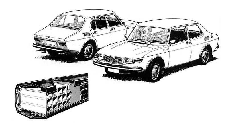 Saab 92001, neboli Ursaab z roku 1947. První auto, které společnost navrhla po úspěšné produkci letadel za druhé světové války.