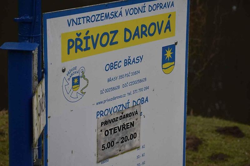 Přívoz Darová funguje i v zimě